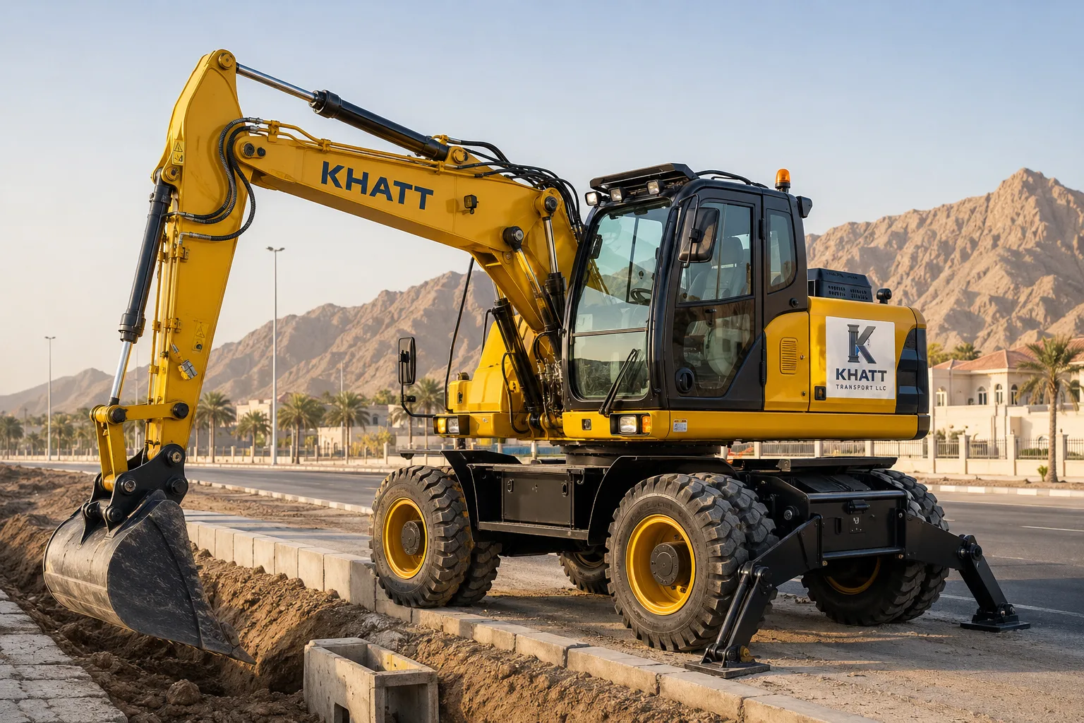 Tyre Excavator Services service