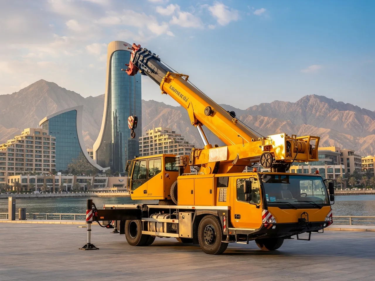 Mobile crane in Ras Al Khaimah